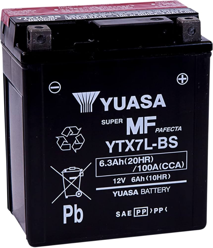 Amazon | Yuasa YUAM327BS YTX7L-BS メンテナンスフリー AGM